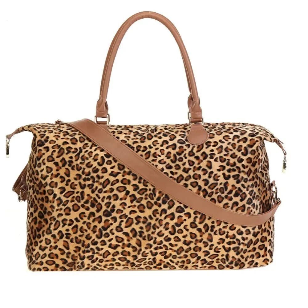 Leopard Print Duffle - Picture 2 of 3